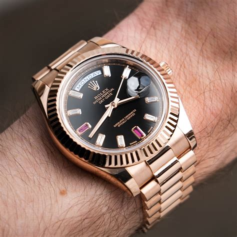 rolex rose gold day date 41mm link|rolex day date presidential 41mm.